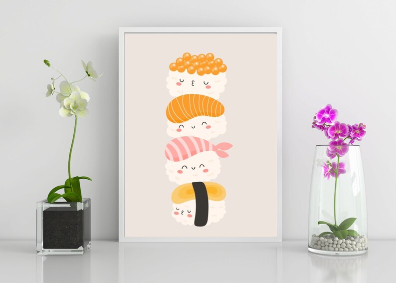 Kawaii art print,kawaii printable,kawaii wall art,kawaii wall decor,kawaii room,kawaii room decor,cute art print,kawaii wall decor