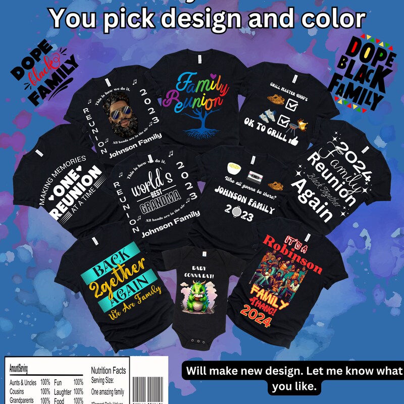 Family Reunion Tshirts Designs - Etsy