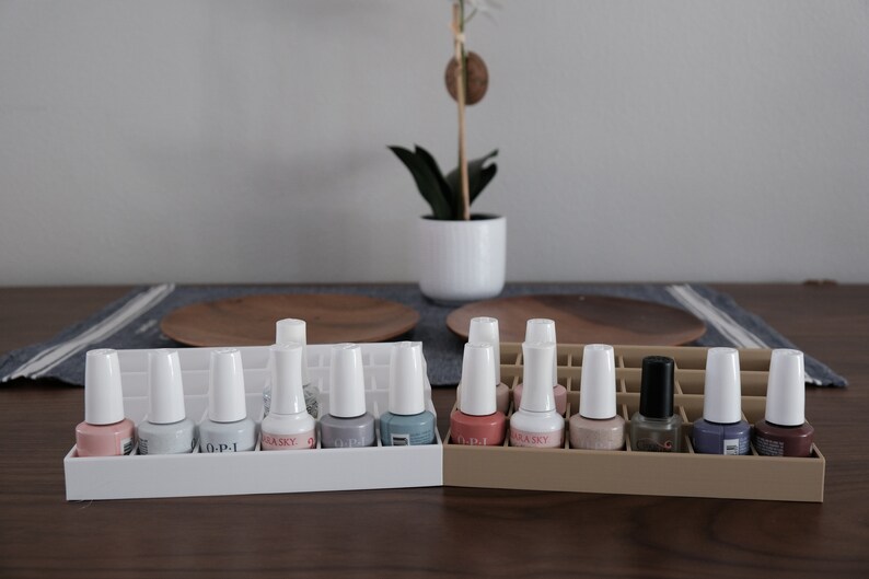 Nail Polish Organizer Modern, yet Simple Organizer for Your Nail Polishes Etsy