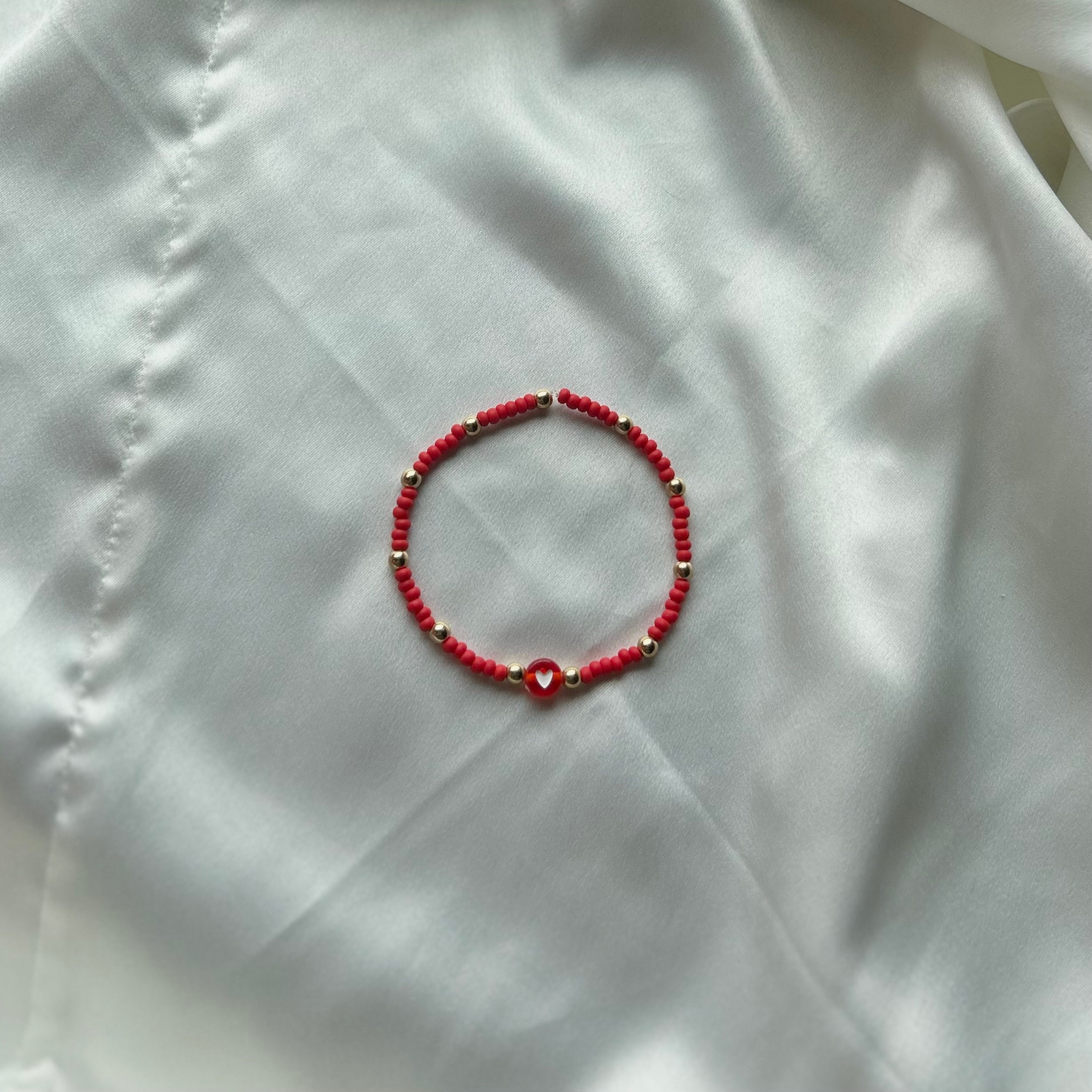 ★rosemont★ Silver Red Heart Bracelet RC24B08J Red Heart Bracelet - Etsy