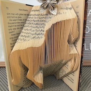 Horse Folded Book Art