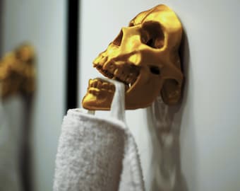 Skull Towel Hook