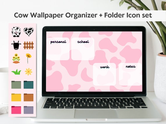 Fondo de Pantalla Vaca Manchas Rosa Aesthetic con Iconos Para - Etsy México Fondo de Pantalla Vaca Manchas Rosa Aesthetic con Iconos Para - Etsy México