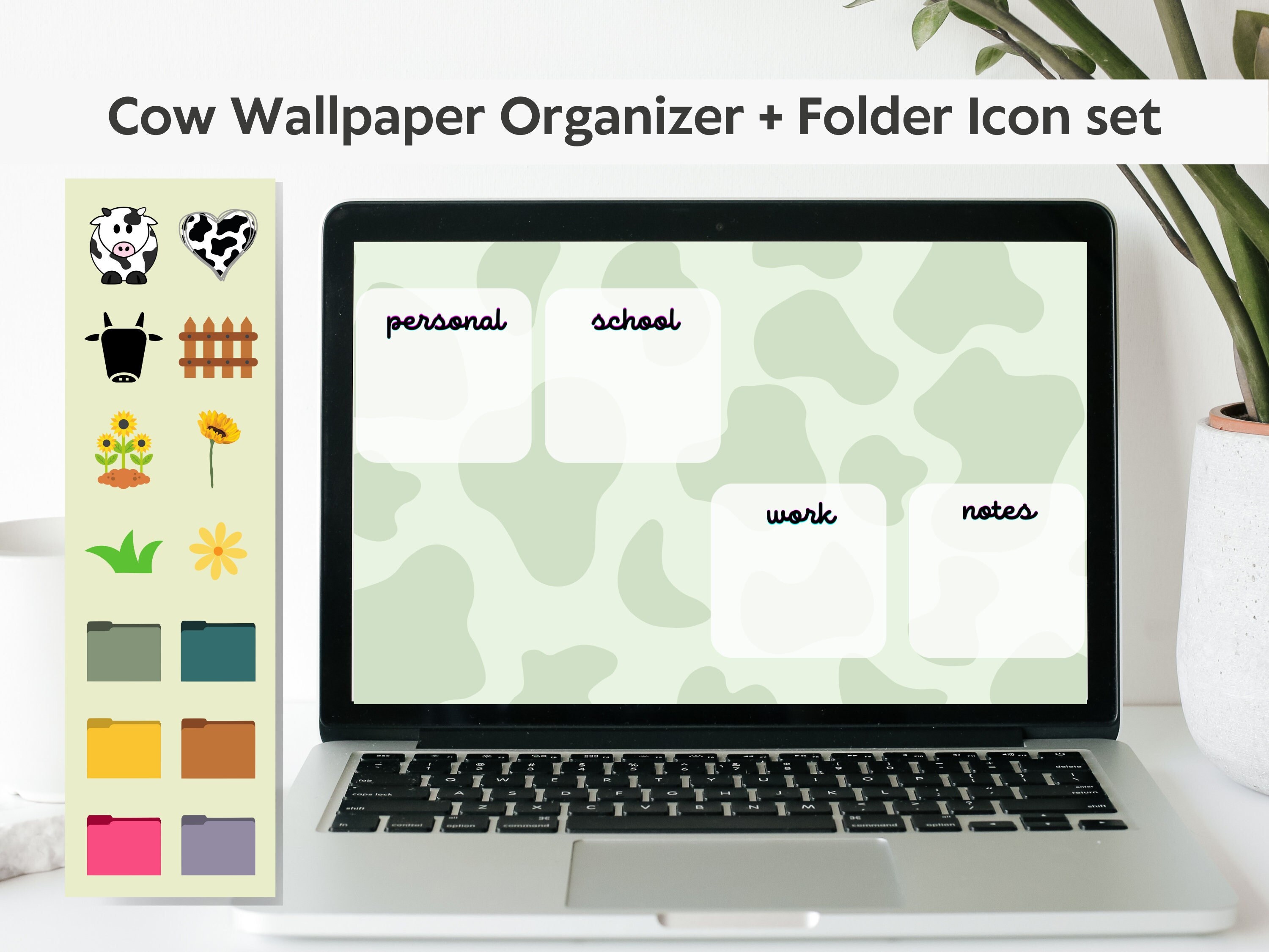 Sage Green Aesthetic Wallpaper Cow Print edu.svet.gob.gt