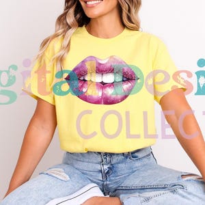 Valentines png, Glitter Sequin Lips shirt design, Heart Love Lips PNG, faux sequin glitter, Trendy Valentine sublimation, Pink Lips DTF png