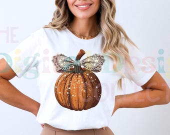 Kokarda z dyni kokietka PNG Retro Halloween Gotycki Png Retro Jesień Png Upiorny Sezon Png Halloween Sublimacja Kokietka Modny Jesień Png