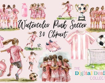 Cute Soccer Clipart, Soccer Player Clipart, Soccer Clipart, Soccer PNG, Soccer Ball Clipart, Soccer Player PNG, Soccer Girl, Sports Clipart