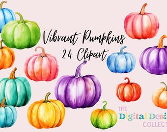Pumpkin Clipart Watercolor Bundle | pumpkin bundle | fall pumpkin bundle | halloween pumpkin bundle | pumpkin clipart | pumpkin cliparts