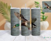 Duck Hunting 20 Oz Skinny Tumbler Png Design, Duck Tumbler Straight & Tapered Wrap Png Sublimation, Duck Hunting Tumbler Wrap Png