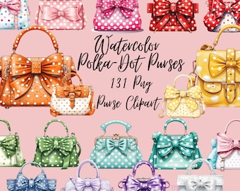 Watercolor Fashion Clipart Bundle, High Heel Clipart Bundle, Luxury Shoes Clipart, Purse Clipart, Handbag Clipart, Fashion Digital Clipart