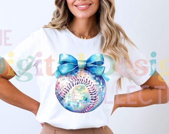 Baseball Coquette Bow png, Soft Girl Era png, Baseball Png, Coquette Baseball Png, baseball mom, Coquette sublimation t shirt