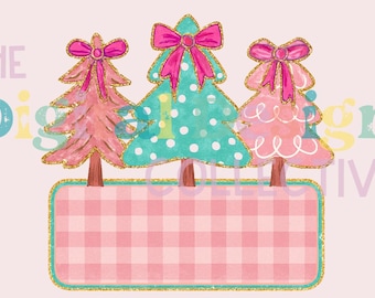 Albero di Natale glitterato personalizzato in formato PNG, Nome per bambini a Natale in formato PNG, Natale per bambini in formato PNG, Natale per bambine in formato PNG, Pennellata