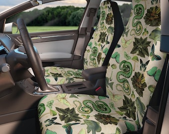 Vintage emerald Green Violet Robin Natural Mushrooms Butterflies & Moths Snake Car Seat Covers