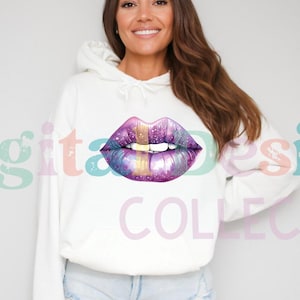 Valentines png, Glitter Sequin Lips shirt design, Heart Love Lips PNG, faux sequin glitter, Trendy Valentine sublimation, Pink Lips DTF png