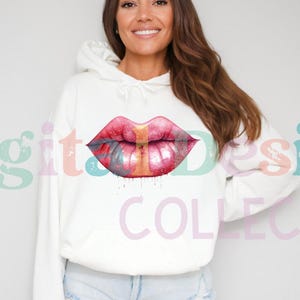 Valentines png, Glitter Sequin Lips shirt design, Heart Love Lips PNG, faux sequin glitter, Trendy Valentine sublimation, Pink Lips DTF png