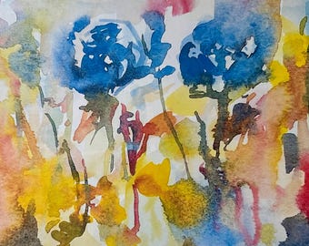 Digitaltryck/Digital nedladdning Abstrakt blommönster