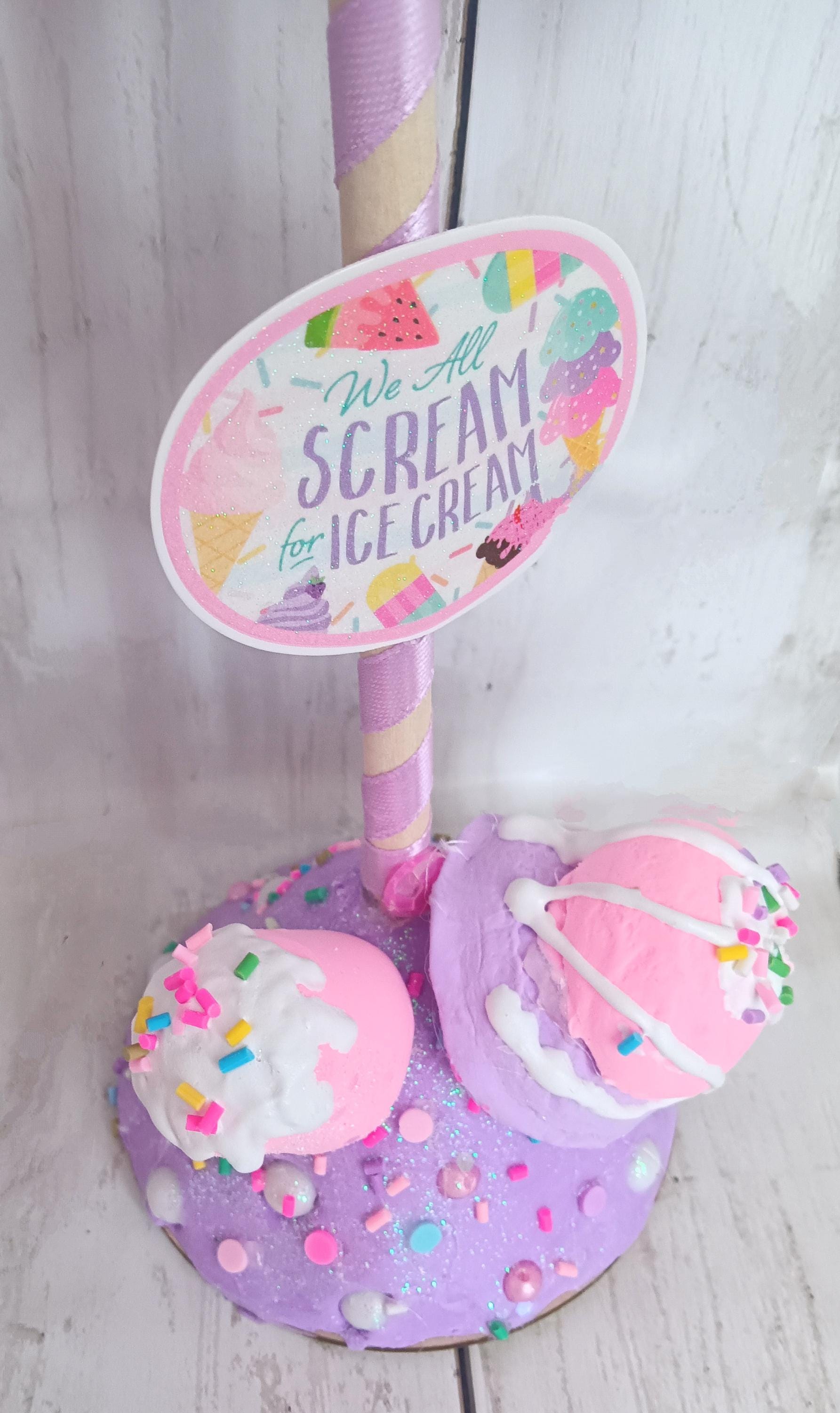 Lollipop/Ice Cream Stand Decor