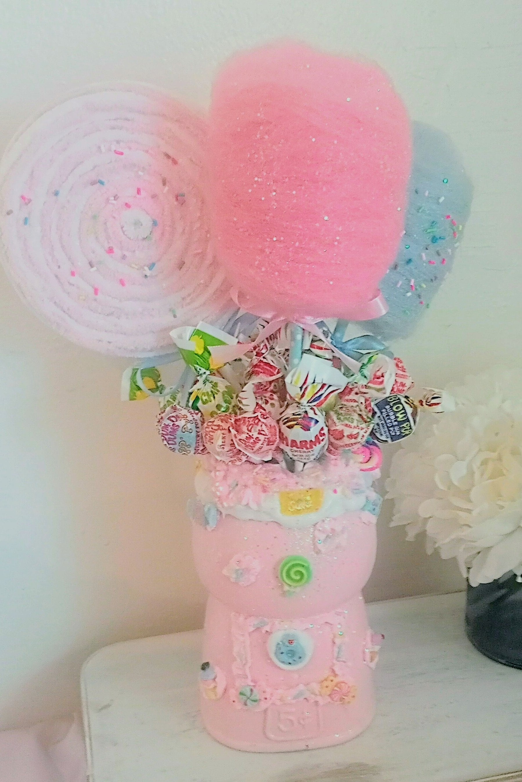 Large Candy Centerpiece w/ Real Edible Lollipops