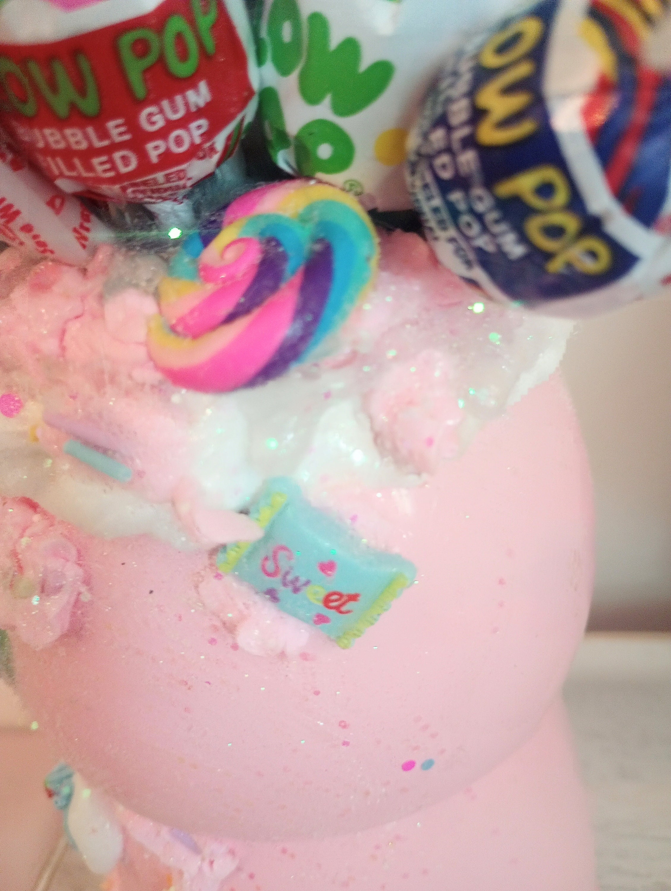 Large Candy Centerpiece w/ Real Edible Lollipops