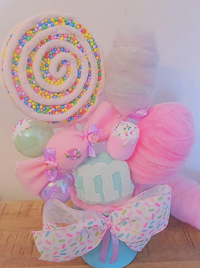 Fake Candy Centerpiece 