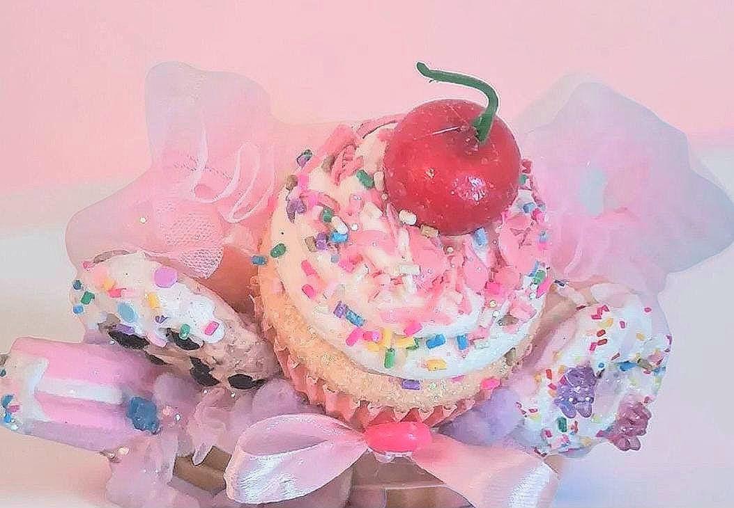 Sweet Themed Headpiece, Cupcake and Cookie Headband/crown