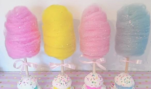 Cotton Candy Centerpieces