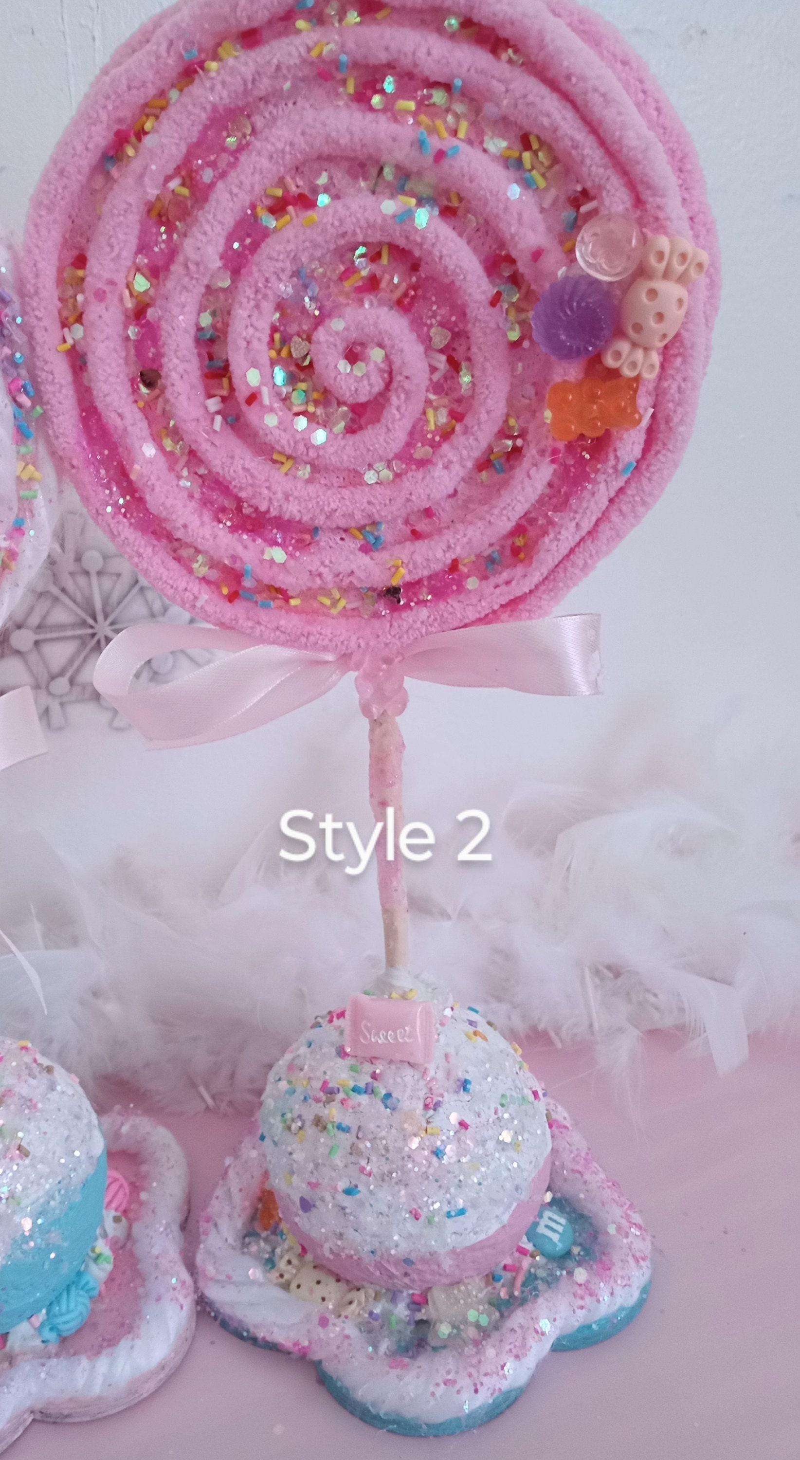 Fake Lollipop and Stand