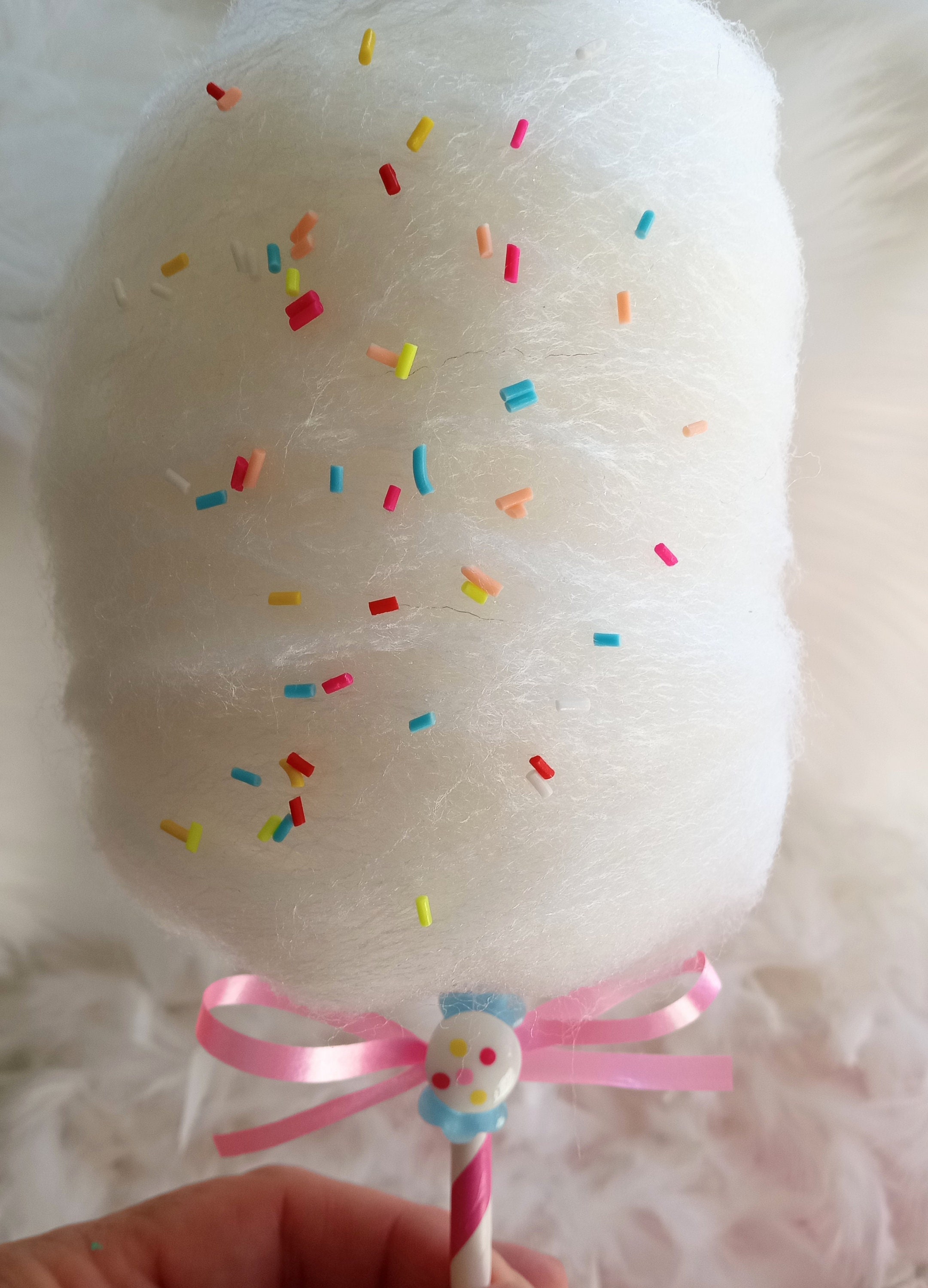 Fake Cotton Candy With Sprinkles Choose a Size and Color Etsy