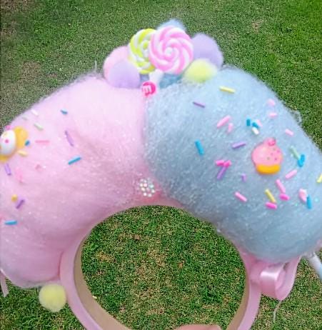 Cotton Candy headband