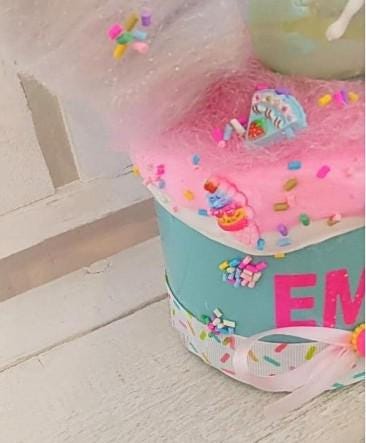 Personalized Child's Birthday Centerpiece