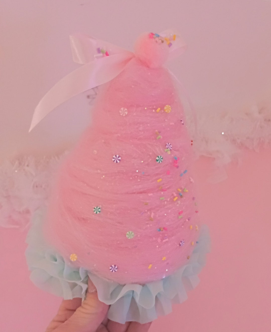 cotton candy headpiece