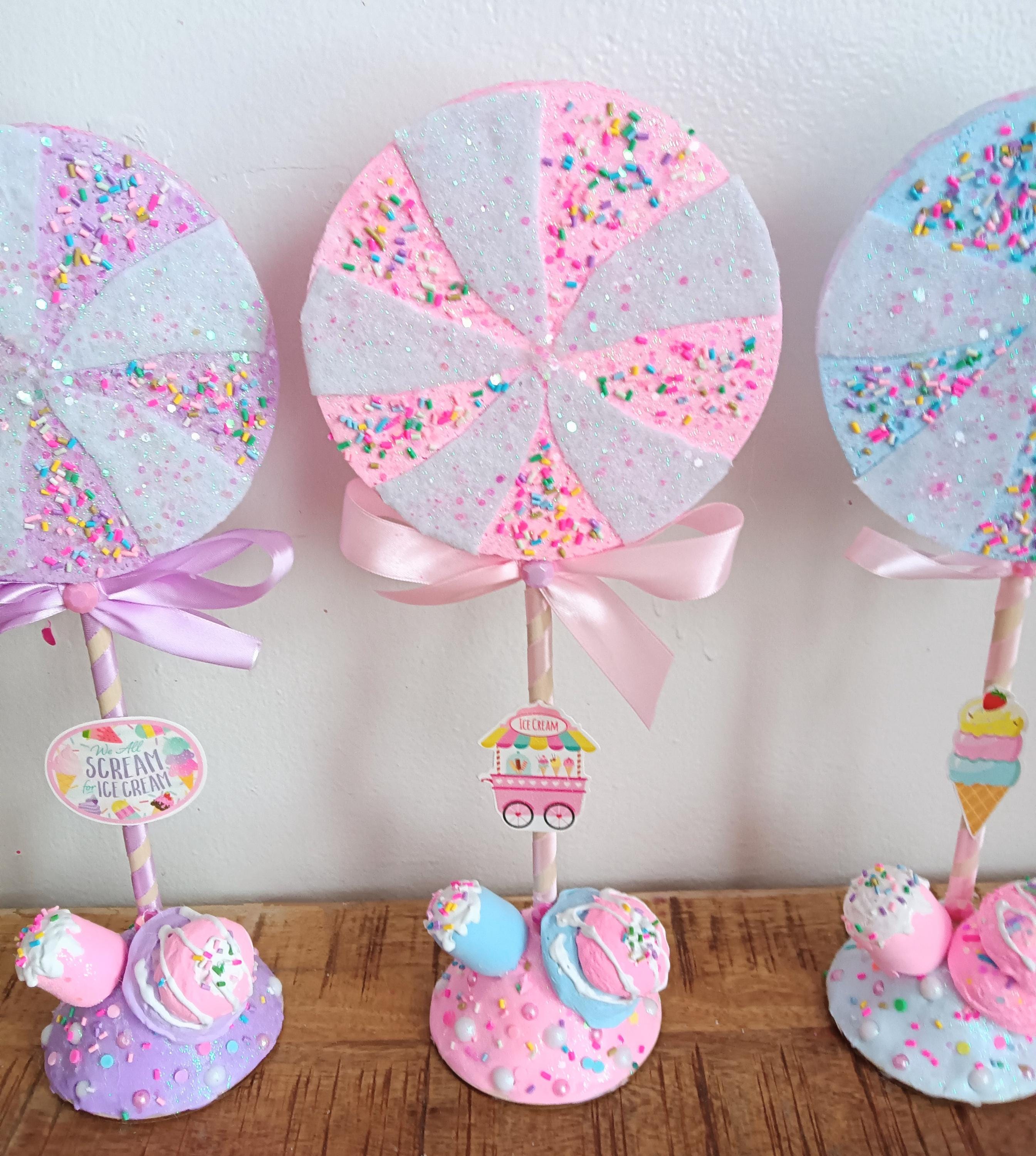 Lollipop/Ice Cream Stand Decor