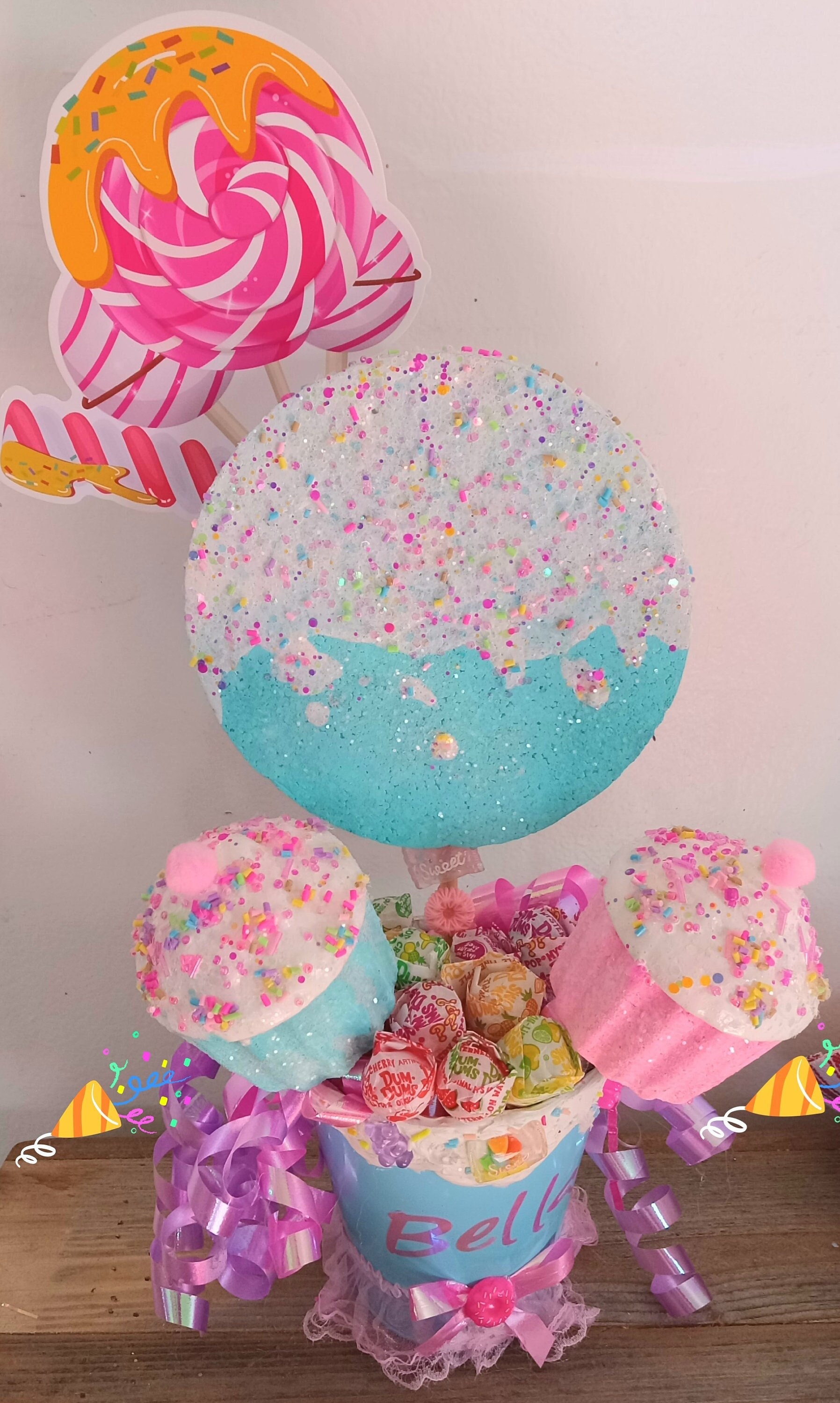 12 BODYSUIT Large Chocolate Lollipops Baby Shower Favors Candy Boy Girl  Gender Reveal Ideas 