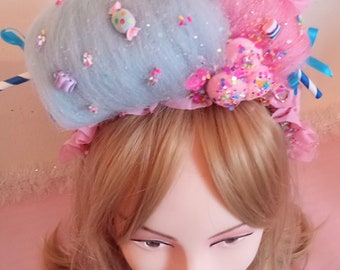 Cotton candy headpiece only Cotton Candy headband or wand – Cora and Violet main image 3