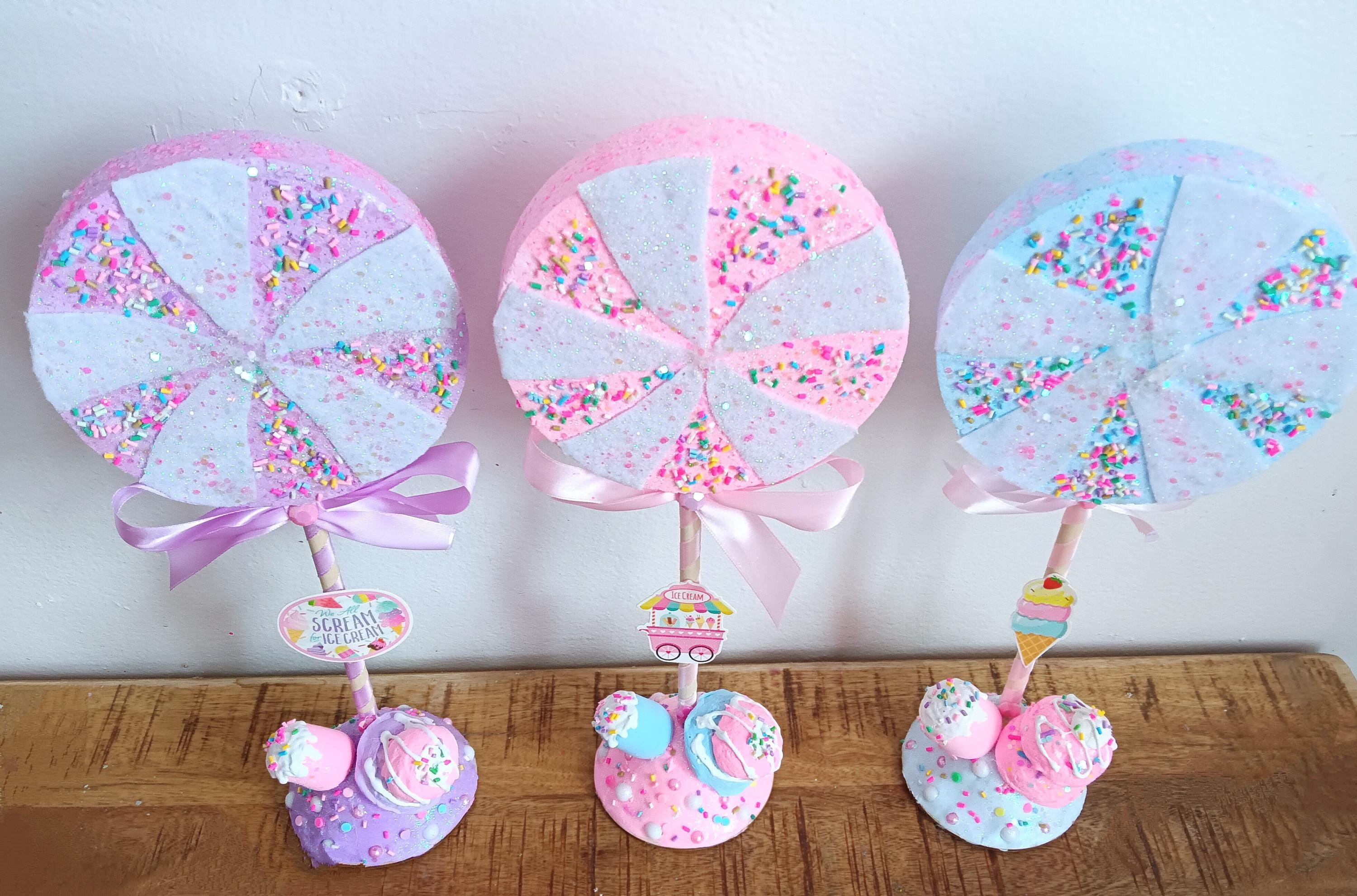 Lollipop/Ice Cream Stand Decor