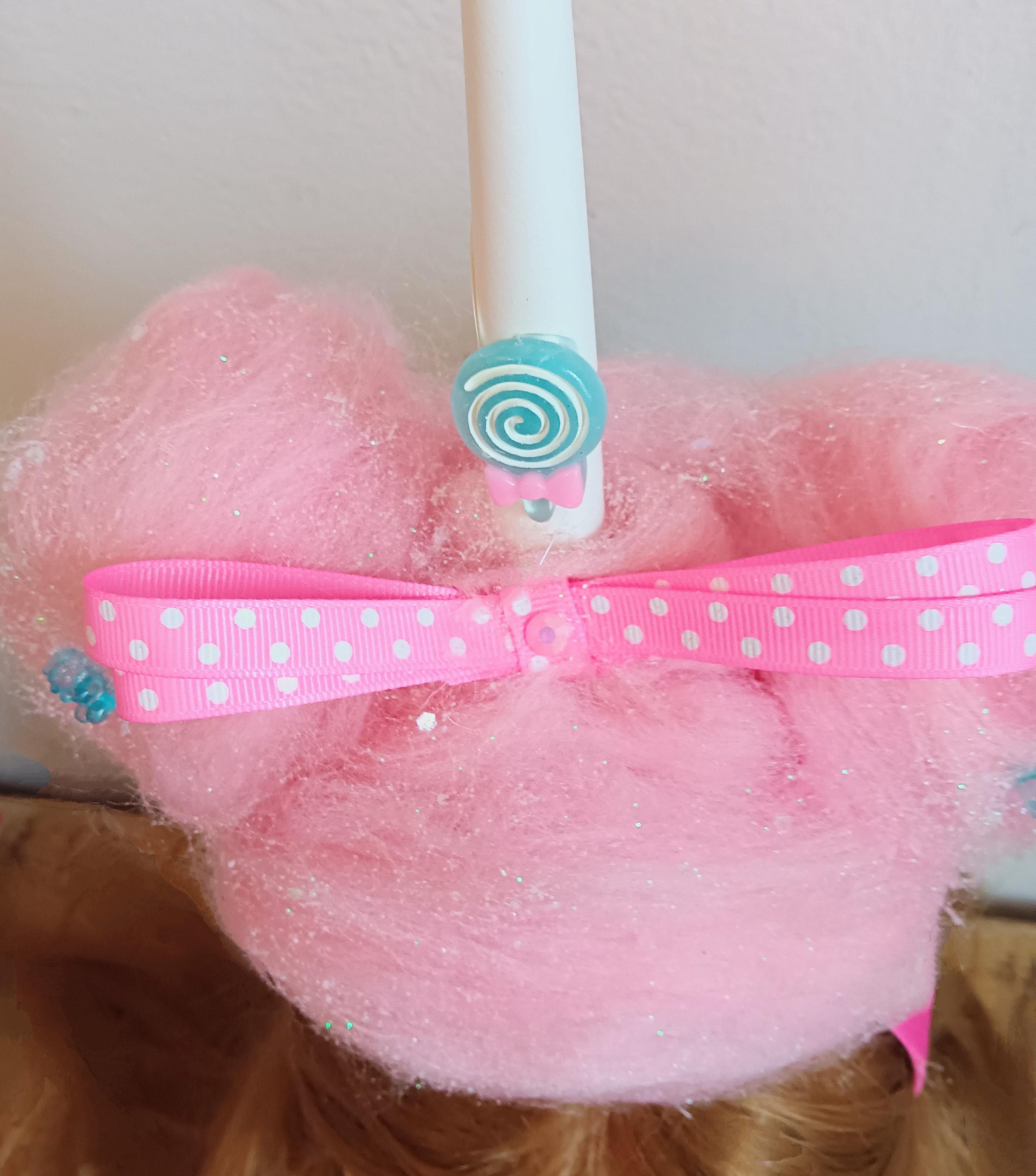 Mouse ears Cotton Candy on a headband