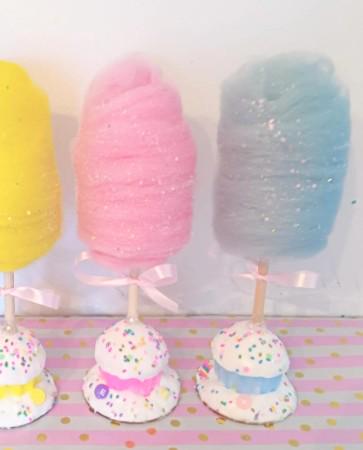 Cotton Candy Centerpieces