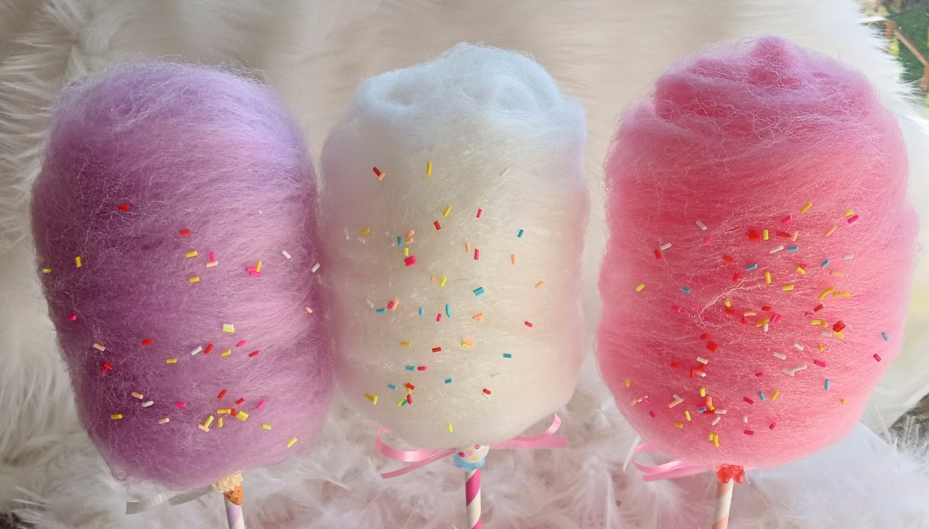 DIY FAKE COTTON CANDY DECORATIONS - Valentine Fake Sweets Deco 