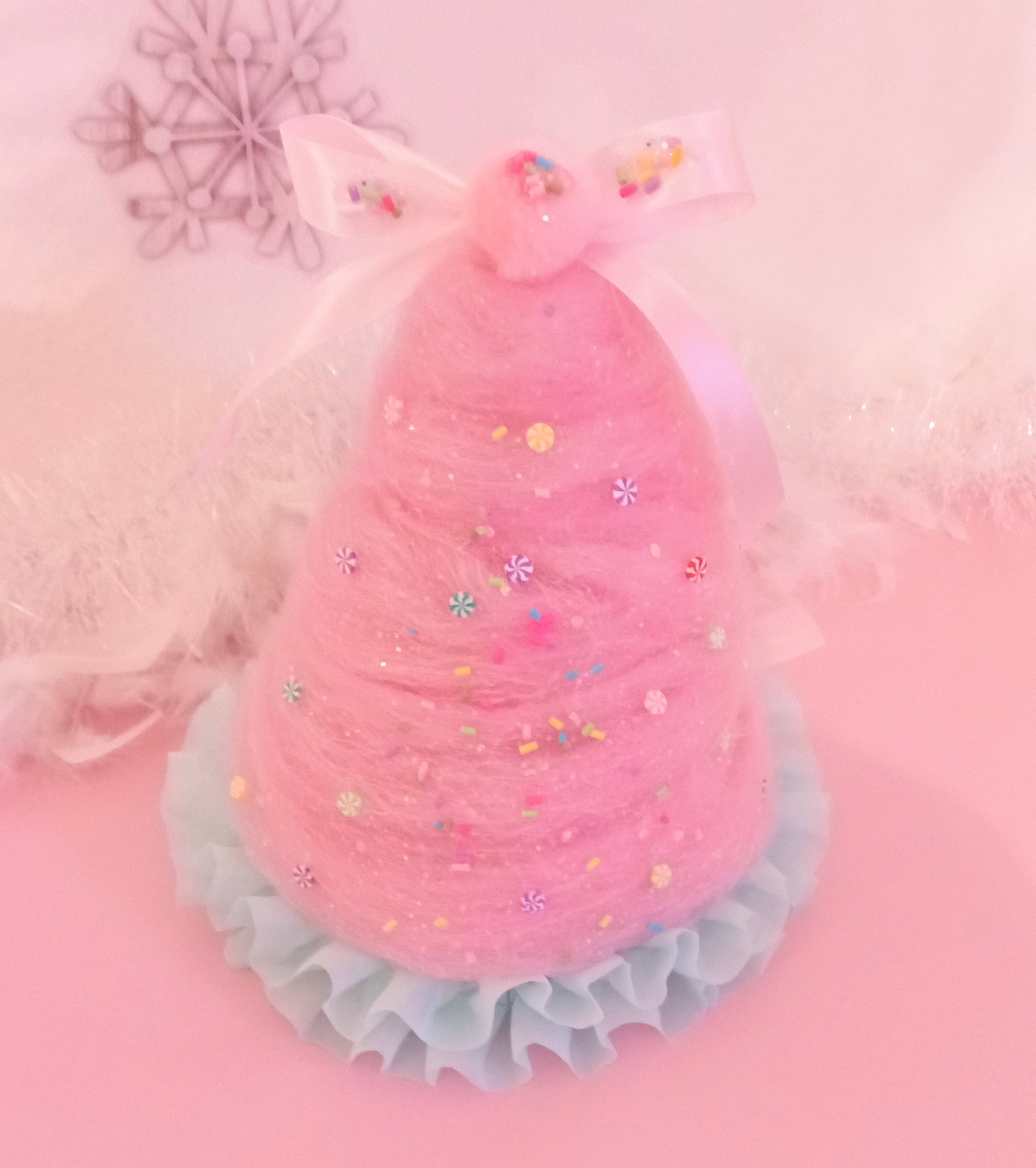 cotton candy headpiece
