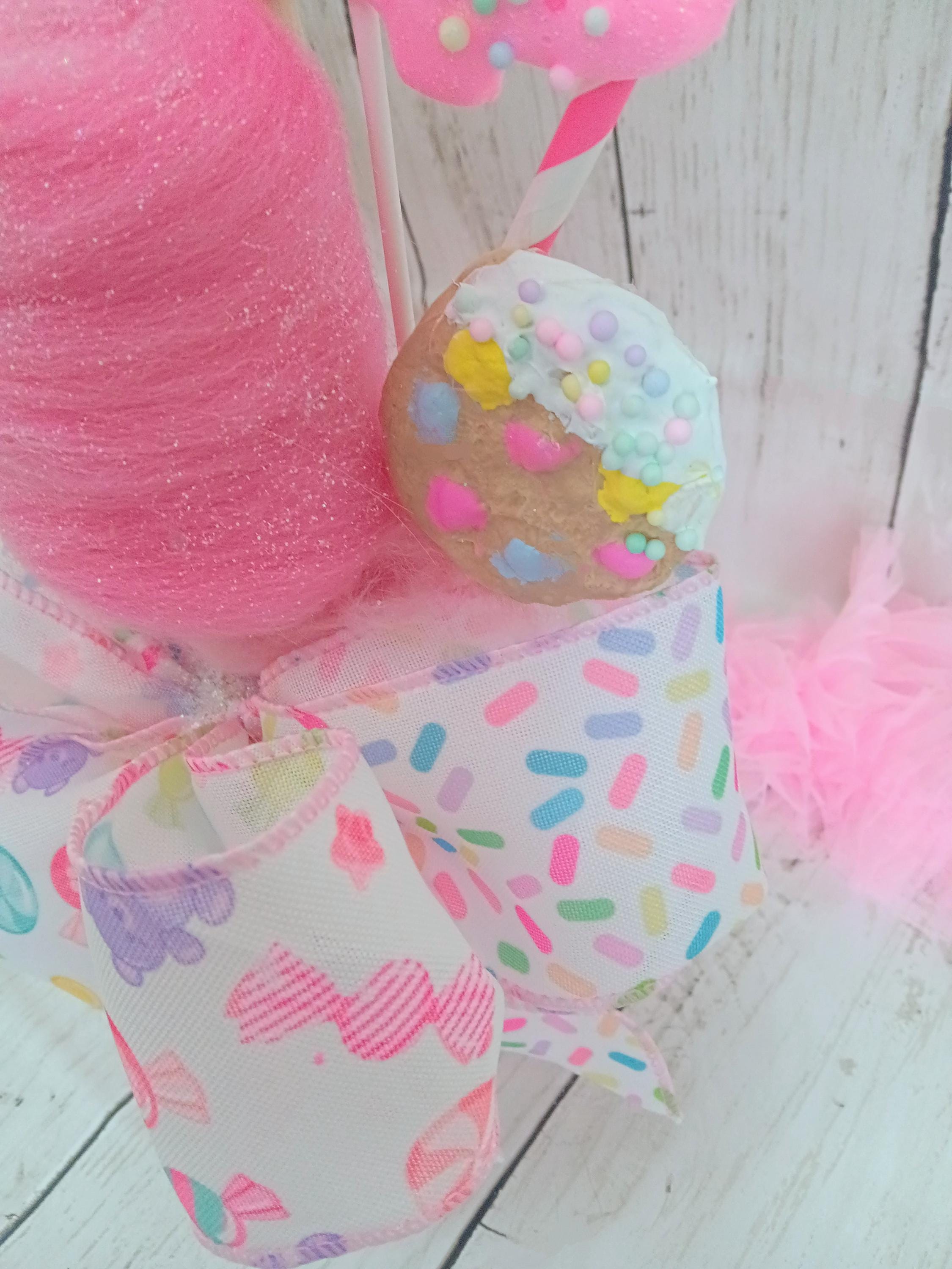 Candyland Centerpiece with Animal Cookies