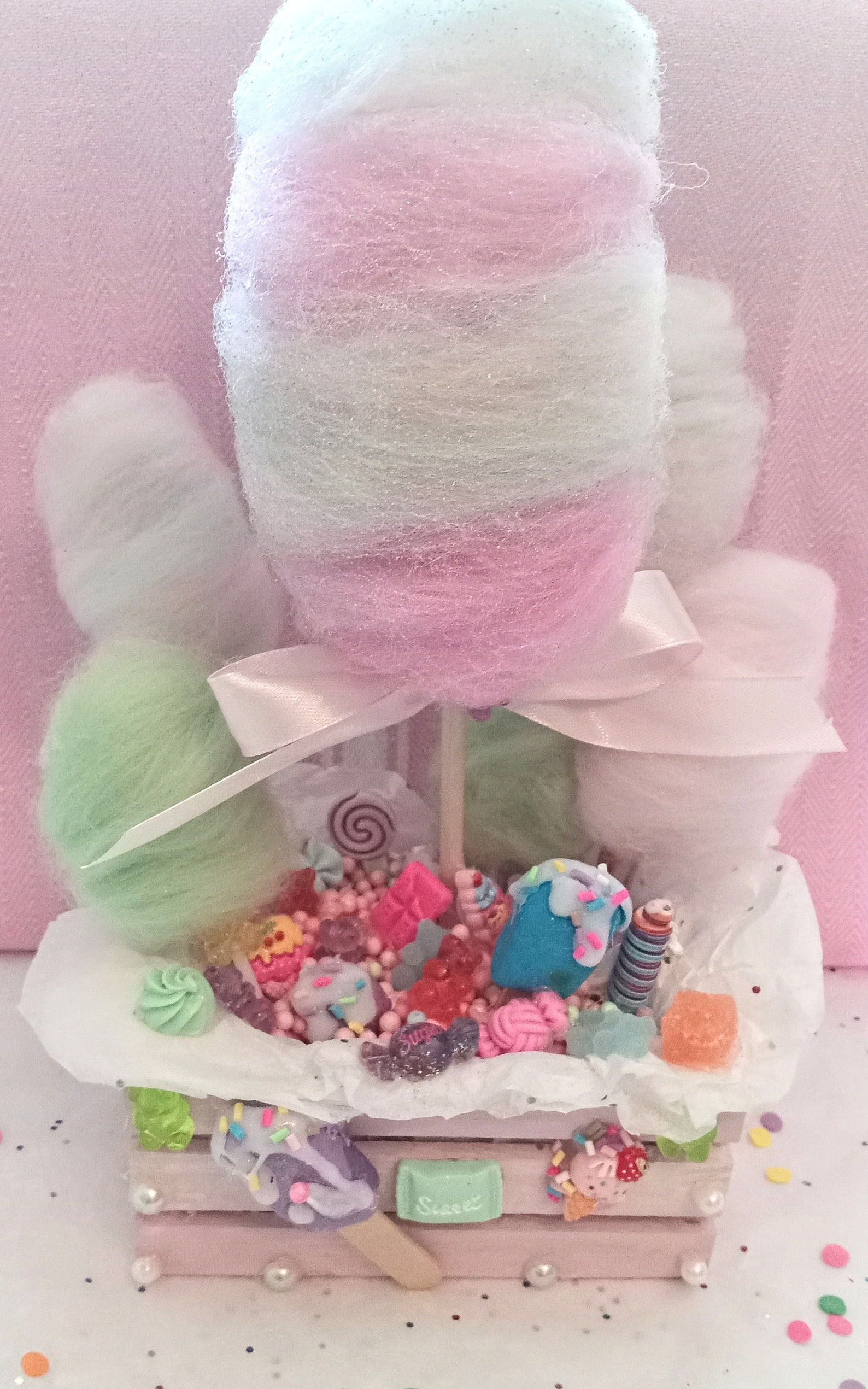 Cotton Candy Centerpiece Candy Party Centerpiece Candy Party Etsy
