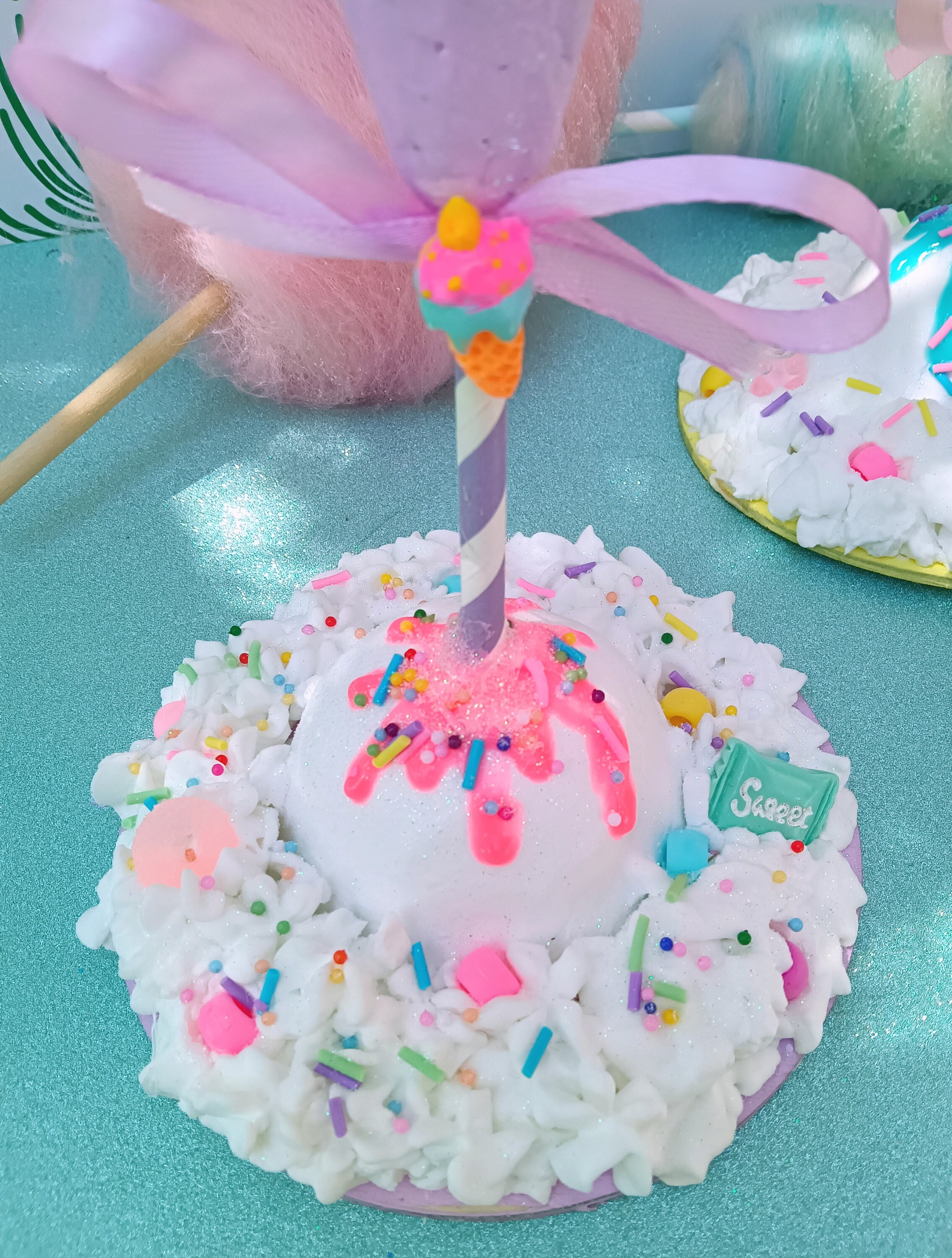 Ice cream Stand Decor, Party Centerpieces