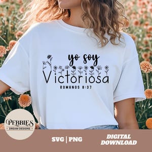 Yo Soy Victoriosa Svg, Frase Cristiana Svg, Frase Biblica Svg, Dicho Cristiano Svg, Spanish Christian Quote, Christian Clipart, PNG