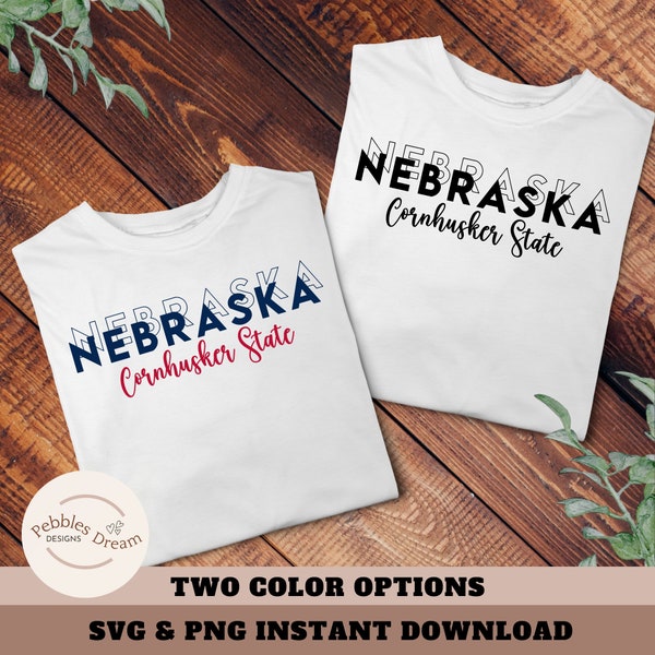 Patriotic Nebraska Sublimation, Nebraska Cornhusker State, 4th of July, Retro Nebraska PNG, Boho Nebraska SVG, Nebraska SVG Cricut file