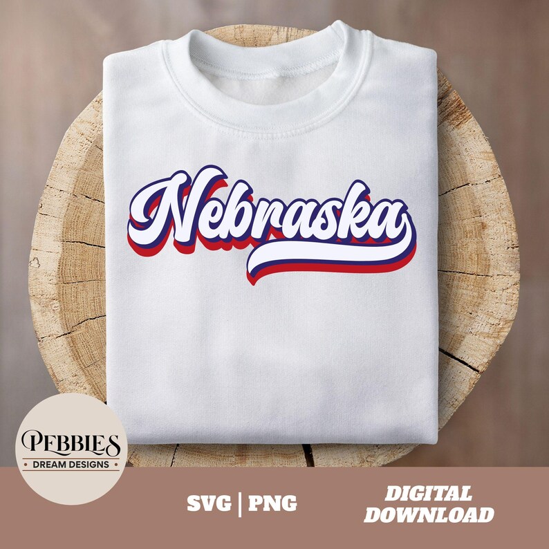 Script Nebraska Nebraska SVG PNG: Script, Clipart, Cut Files, Sublimation Design ...
