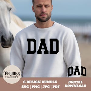 Dad Varsity svg png, Dad Varsity Bundle, Dad Varsity Letters svg, Dad Varsity Font svg, Dad Varsity Curved svg, Dad Varsity Curved png