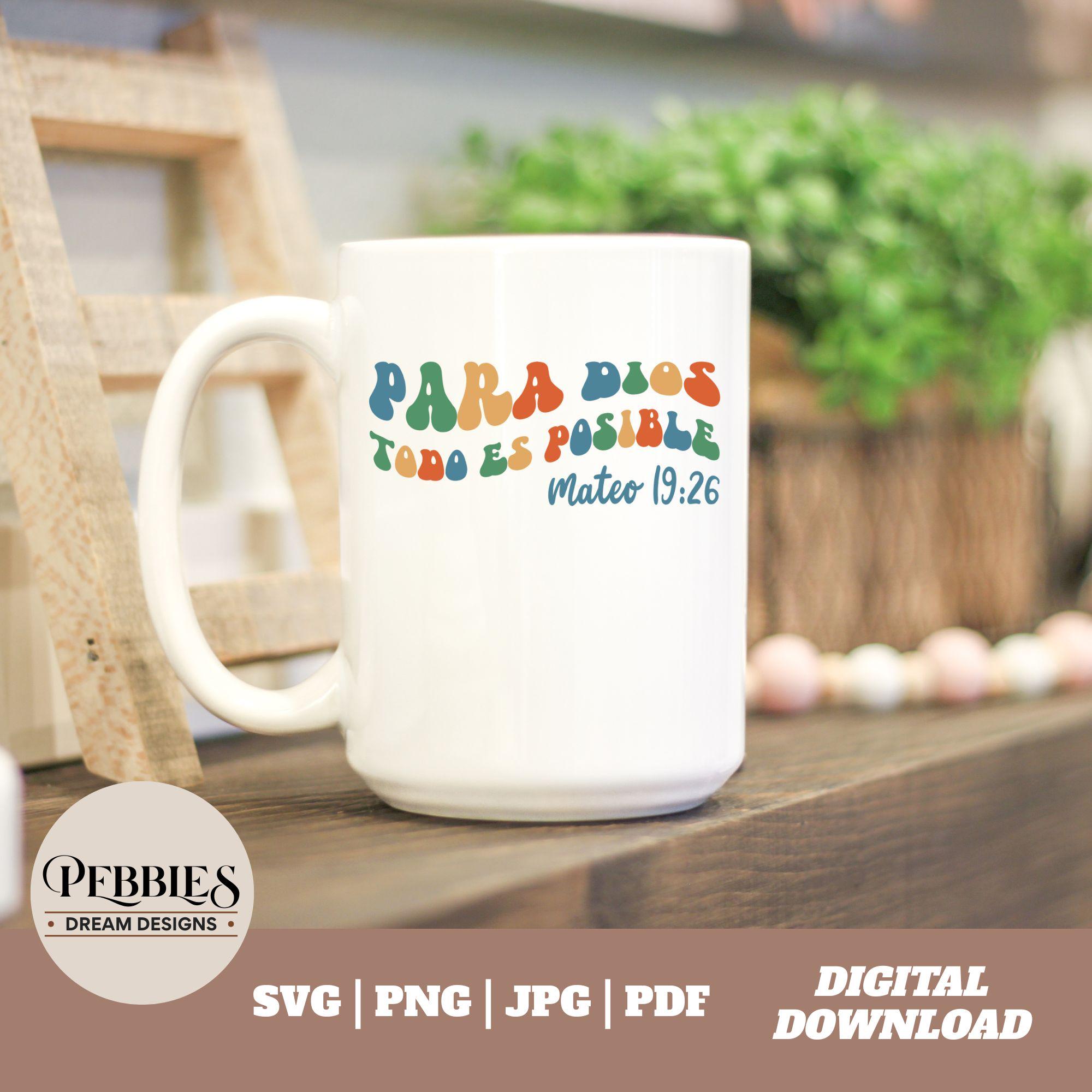 Para Dios Todo Es Posible Svg, Frase Cristiana Svg, Frase Biblica Svg ...