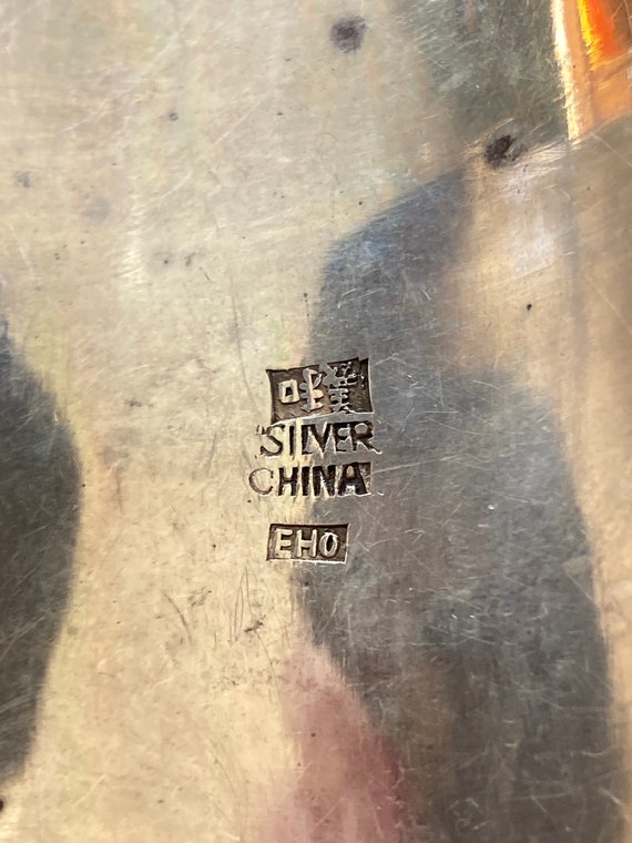 Silver Repousse Thai Cuffs set - image 5