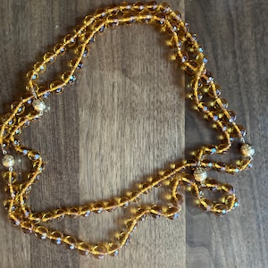 Vintage Interchangeable AmberGlass Necklace