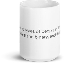 Nerd Geek Math Broma Binaria Pun Mug 15oz